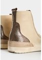 Tenis Bota De Cuero Para Mujer Detalle Folia Tenis Bota De Cuero Para Mujer Detalle Folia Crema 41 VÉLEZ de Vélez
