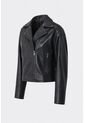 Chaqueta Lyra De Cuero Para Mujer Biker Flecos Chaqueta Lyra De Cuero Para Mujer Biker Flecos Negro S VÉLEZ de Vélez