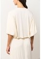 Camisa Kusa Con Efecto Satinado Para Mujer Camisa Kusa Con Efecto Satinado Para Mujer Crema S VÉLEZ de Vélez