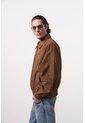 Chaqueta Bomber En Gamuza Croco Para Hombre Chaqueta Bomber En Gamuza Croco Para Hombre Cafe L VÉLEZ de Vélez
