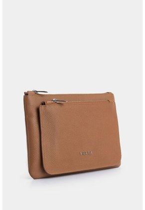 Cosmetiquera Arándano De Cuero Para Mujer Doble Bolsillo Cosmetiquera Arándano De Cuero Para Mujer Doble Bolsillo Miel VÉLEZ