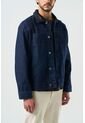 Chaqueta Lerna En Denim Y Cuero Para Hombre Silueta Trucker Chaqueta Lerna En Denim Y Cuero Para Hombre Silueta Trucker Azul Oscuro L VÉLEZ de Vélez