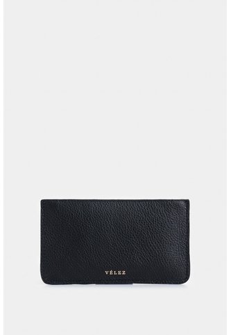 Porta Tarjetas Ava De Cuero Para Mujer Detalle Jacquard Porta Tarjetas Ava De Cuero Para Mujer Detalle Jacquard Negro VÉLEZ Vélez
