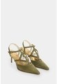 Tacones Cerrados En Cuero Con Taches Para Mujer Tikal Tacones Cerrados En Cuero Con Taches Para Mujer Tikal Verde Oliva 35 VÉLEZ de Vélez