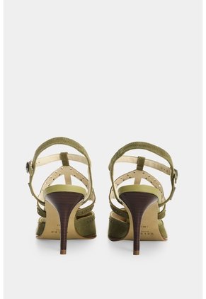 Tacones Cerrados En Cuero Con Taches Para Mujer Tikal Tacones Cerrados En Cuero Con Taches Para Mujer Tikal Verde Oliva 35 VÉLEZ