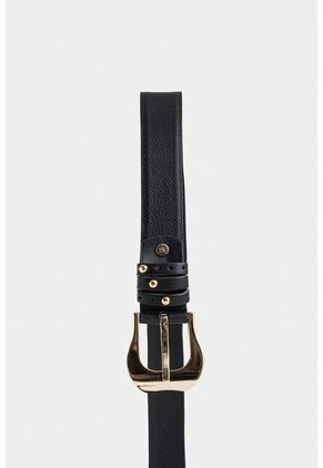 Cinturón Unifaz De Cuero Pasadores Cinturón Unifaz De Cuero Pasadores Negro XL VÉLEZ