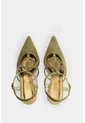 Tacones Cerrados En Cuero Con Taches Para Mujer Tikal Tacones Cerrados En Cuero Con Taches Para Mujer Tikal Verde Oliva 35 VÉLEZ de Vélez