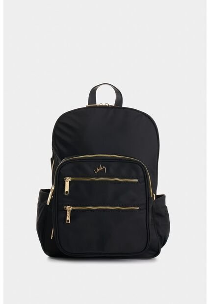 Morral Broni De Lona Para Mujer Versátil Morral Broni De Lona Para Mujer Versátil Negro VÉLEZ