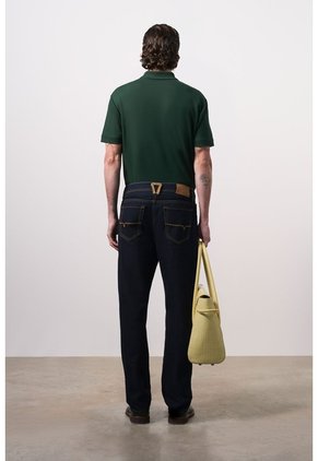 Polo Manga Corta Semi Fit Para Hombre Polo Manga Corta Semi Fit Para Hombre Verde Oliva M VÉLEZ