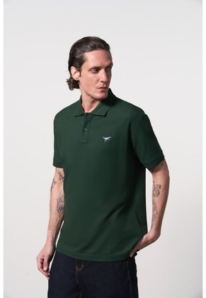 Polo Manga Corta Semi Fit Para Hombre Polo Manga Corta Semi Fit Para Hombre Verde Oliva M VÉLEZ