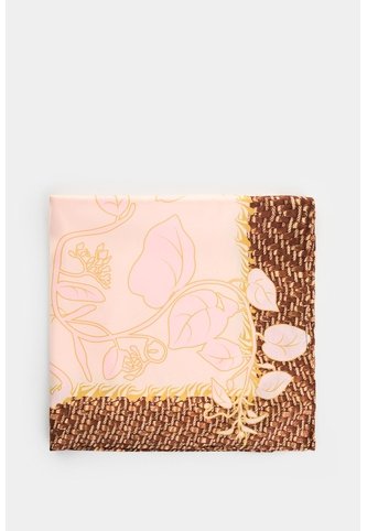 Pañuelo Grande En Tejido Plano Estampado Floral Para Mujer Kuza Pañuelo Grande En Tejido Plano Estampado Floral Para Mujer Kuza Rosado XS VÉLEZ Vélez