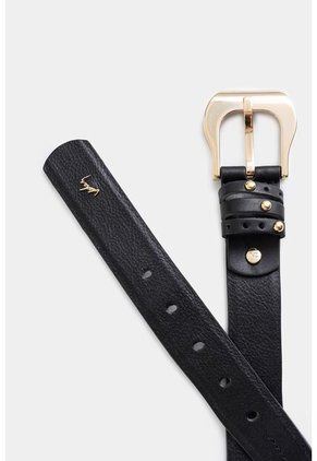 Cinturón Unifaz De Cuero Pasadores Cinturón Unifaz De Cuero Pasadores Negro S VÉLEZ