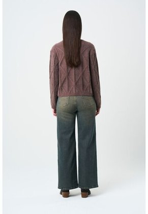 Cardigan Tejido Con Lúrex Para Mujer Soren Cardigan Tejido Con Lúrex Para Mujer Soren Cafe M VÉLEZ