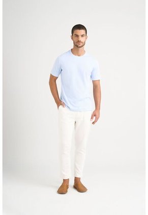 Camiseta Micropima Arizona Para Hombre Semi Ajustada Camiseta Micropima Arizona Para Hombre Semi Ajustada Azul Claro L VÉLEZ