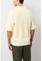 Polo Manga Corta En Tejido Con Textura Para Hombre Cayena Polo Manga Corta En Tejido Con Textura Para Hombre Cayena Crema L VÉLEZ de Vélez