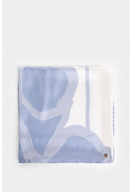 Pañuelo San Joaquín En Tejido Plano Para Mujer Floral Pañuelo San Joaquín En Tejido Plano Para Mujer Floral Azul Claro XS VÉLEZ