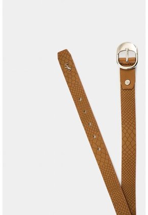 Cinturón Unifaz De Cuero Grabado Para Mujer Nacarina Cinturón Unifaz De Cuero Grabado Para Mujer Nacarina Miel XL VÉLEZ