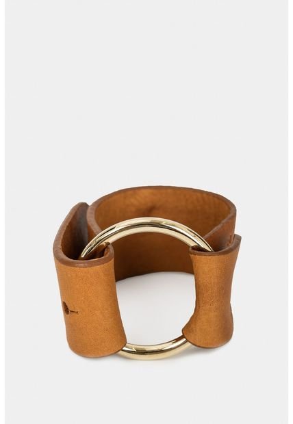 Manilla Páramo De Cuero Para Mujer Herraje En Forma De Aro