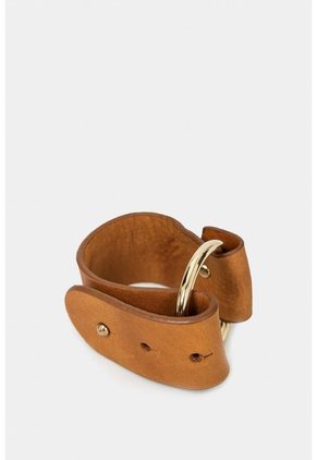 Manilla Páramo De Cuero Para Mujer Herraje En Forma De Aro