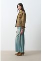 Chaqueta En Cuero Pelo Print Venado Para Mujer Chaqueta En Cuero Pelo Print Venado Para Mujer Miel XXL VÉLEZ de Vélez