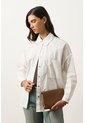 Camisa Manga Larga Oversized Para Mujer Claire Camisa Manga Larga Oversized Para Mujer Claire Blanco L VÉLEZ de Vélez