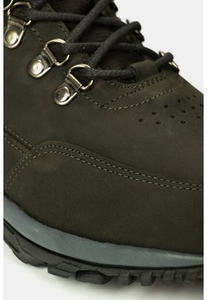 Botas Zimbawe Outdoor De Cuero Rústico Para Hombre Combinadas Botas Zimbawe Outdoor De Cuero Rústico Para Hombre Combinadas Verde 43 VÉLEZ