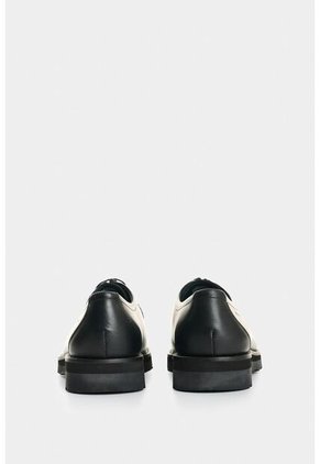 Zapatos De Cordón Acacia De Cuero Para Hombre Vena Tejida Zapatos De Cordón Acacia De Cuero Para Hombre Vena Tejida Negro 38 VÉLEZ