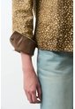 Chaqueta En Cuero Pelo Print Venado Para Mujer Chaqueta En Cuero Pelo Print Venado Para Mujer Miel XXL VÉLEZ de Vélez