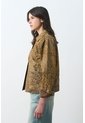 Chaqueta En Cuero Pelo Print Venado Para Mujer Chaqueta En Cuero Pelo Print Venado Para Mujer Miel XXL VÉLEZ de Vélez