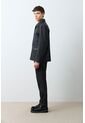 Chaqueta De Tela Y Cuero Para Hombre Oroa Chaqueta De Tela Y Cuero Para Hombre Oroa Negro S VÉLEZ de Vélez