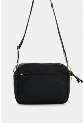 Manos Libres En Lona Y Cuero Para Mujer Square Manos Libres En Lona Y Cuero Para Mujer Square Negro VÉLEZ