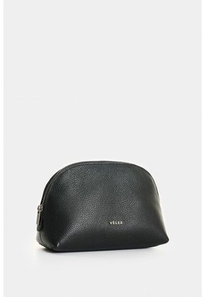 Cosmetiquera De Cuero Para Mujer Nacre Cosmetiquera De Cuero Para Mujer Nacre Negro VÉLEZ