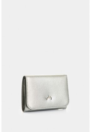Billetera De Cuero Grabado Para Mujer Verona Billetera De Cuero Grabado Para Mujer Verona Grafito VÉLEZ