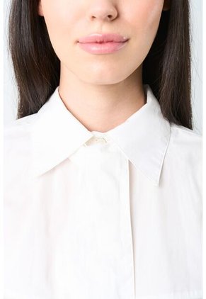 Camisa Maga Larga Silueta Globo Para Mujer Cleo Camisa Maga Larga Silueta Globo Para Mujer Cleo Crema L VÉLEZ