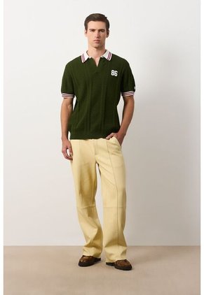 Polo Manga Corta Para Hombre Polo Manga Corta Para Hombre Verde M VÉLEZ