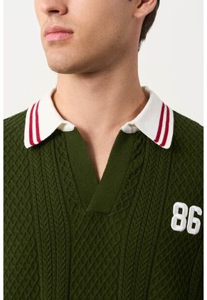 Polo Manga Corta Para Hombre Polo Manga Corta Para Hombre Verde M VÉLEZ
