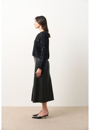 Cardigan Tejido Para Mujer Aurelia Cardigan Tejido Para Mujer Aurelia Negro M VÉLEZ