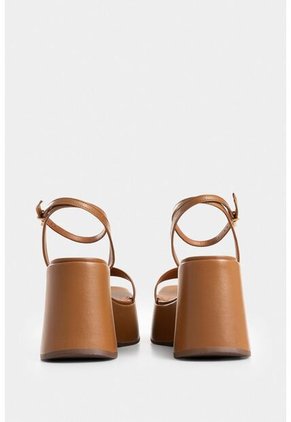 Sandalia Plataforma San Joaquin De Cuero Para Mujer Ajuste Al Tobillo Sandalia Plataforma San Joaquin De Cuero Para Mujer Ajuste Al Tobillo Miel 38 Vélez