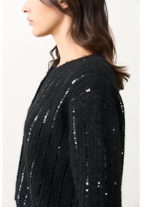 Cardigan Tejido Para Mujer Aurelia Cardigan Tejido Para Mujer Aurelia Negro M VÉLEZ