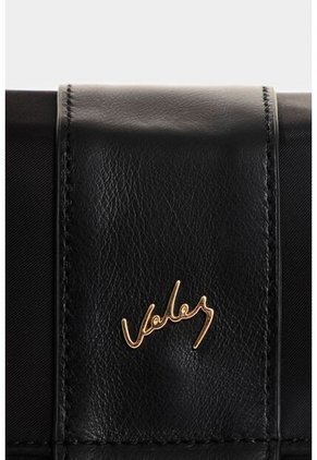 Manos Libres En Lona Y Cuero Para Mujer Nova Manos Libres En Lona Y Cuero Para Mujer Nova Negro VÉLEZ