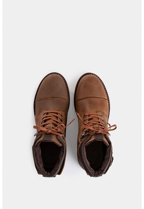 Botas Casual Laos De Cuero Para Hombre Vintage Botas Casual Laos De Cuero Para Hombre Vintage Miel 44 VÉLEZ