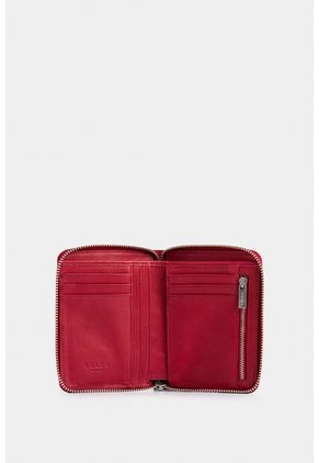 Billetera Grecia De Cuero Para Mujer Con Cremallera Billetera Grecia De Cuero Para Mujer Con Cremallera Rojo VÉLEZ