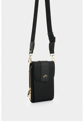 Manos Libres En Lona Y Cuero Para Mujer Astra Manos Libres En Lona Y Cuero Para Mujer Astra Negro VÉLEZ