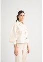Chaqueta Aguamarina De Tela Para Mujer Bordados En Gamuza Chaqueta Aguamarina De Tela Para Mujer Bordados En Gamuza Blanco L VÉLEZ de Vélez