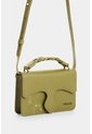 Manos Libres Mini Garniel En Cuero Para Mujer Manos Libres Mini Garniel En Cuero Para Mujer Verde Oliva VÉLEZ de Vélez