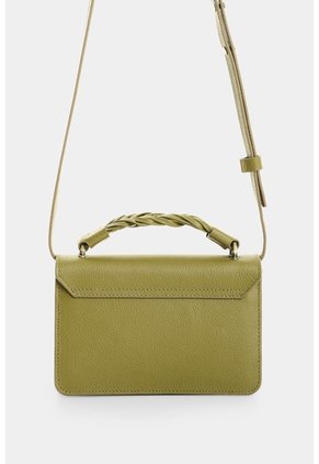 Manos Libres Mini Garniel En Cuero Para Mujer Manos Libres Mini Garniel En Cuero Para Mujer Verde Oliva VÉLEZ