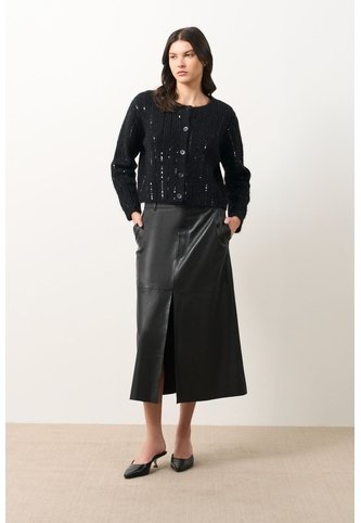 Cardigan Tejido Para Mujer Aurelia Cardigan Tejido Para Mujer Aurelia Negro L VÉLEZ Vélez