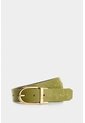 Cinturón Doblefaz En Cuero Para Mujer Yuuban Cinturón Doblefaz En Cuero Para Mujer Yuuban Verde Oliva M VÉLEZ de Vélez