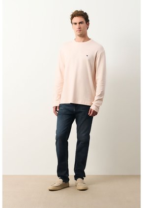 Camiseta Tejida Manga Larga Para Hombre Sabina Camiseta Tejida Manga Larga Para Hombre Sabina Rosado S VÉLEZ