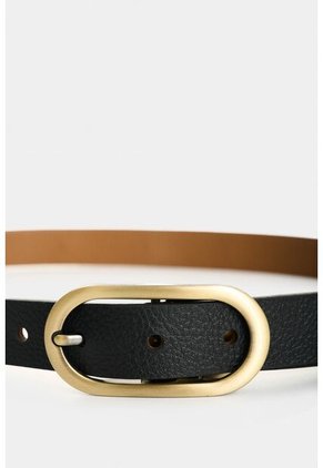 Cinturón Doble Faz De Cuero Para Mujer Inti Cinturón Doble Faz De Cuero Para Mujer Inti Negro M VÉLEZ